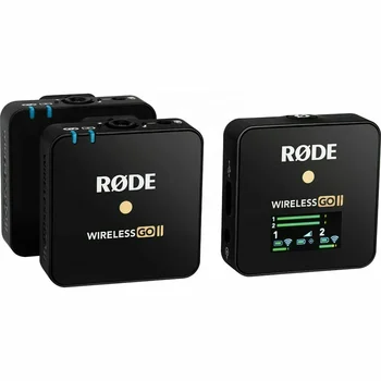 NYÁRI ÉRTÉKESÍTÉSI KEDVEZMÉNY Vásároljon bizalommal Új eredeti Outdoor Rode Wireless GO II 2 személyes kompakt digitális mikrofonrendszer
