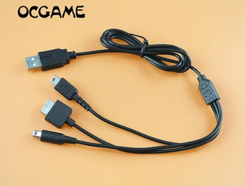 OCGAME kiváló minőségű 3 az 1-ben USB töltő töltőkábel kábelek Nintendo NDSL / NDS NDSI XL 3DS / psv1000 készülékekhez