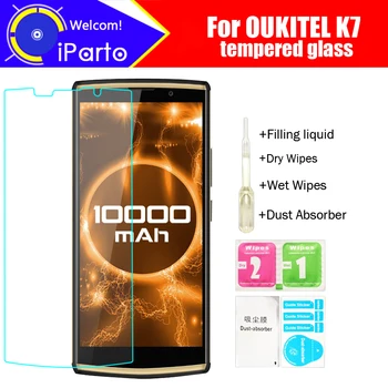 OUKITEL K7 edzett üveg 100% eredeti prémium 9H 2.5D képernyővédő fólia OUKITEL K7 telefonhoz (nem teljes borító)
