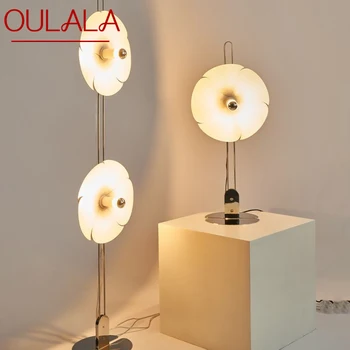 OULALA Nordic Retro szirom állólámpa luxus Modern családi szoba hálószoba LED kreativitás dekoratív állófény