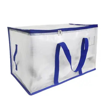 Paplankészítő Extra paplanruha tároló táska Megerősített fogantyú Cipzár Helytakarékos kapacitás Ideális az ágy mozgatásához