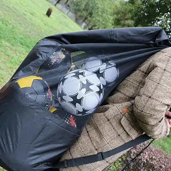 praktikus hordlabda táska húzózsinór kialakítás futball tároló táska nagy teherbírású extra nagy kosárlabda tároló táska vízálló