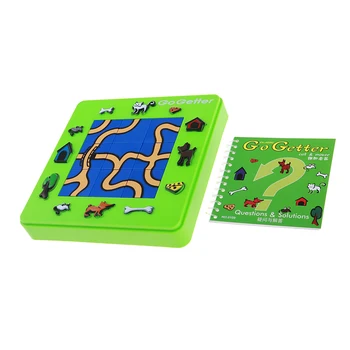 Puzzle Labirintus Aranyos Rajzfilm Állatok Társasjáték Menj jobban Macska & Egér játék Gyerek játék