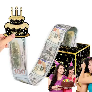 Pénz kihúzható doboz Vicces születésnapi meglepetés pénztár felnőtteknek Vicces születésnapi pénzdoboz Pénztartó Egyedi ajándékok születésnapra