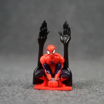 Pókember Marvel Rajzfilm Anime Modell Babaasztal dekoráció Pókember figura 2 kézzel Szuperhős Gyerek ajándékok