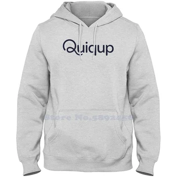 Quiqup logó Divat pulóver kapucnis pulóver Kiváló minőségű grafika 100% pamut kapucnis pulóverek