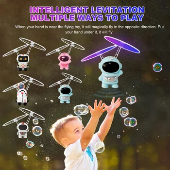 Repülő űrhajós játékok Karácsonyi ajándék USB töltés Űrhajós party Szívességek Gyerekek Gyermek születésnapi zsúr ajándékok Játékok
