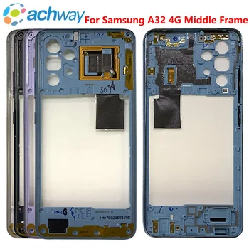 Samsung Galaxy A32 4G középső kerethez Elülső keret Ház Tok Samsung A32 4G középső kerethez Cserealkatrészek