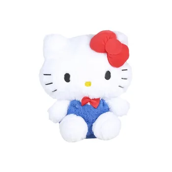 Sanrio Kawaii Hello Kitty plüss játékok gyerek kísérő plüssbaba Aranyos rajzfilm dekoráció gyermekek karácsonyi születésnapi ajándékához