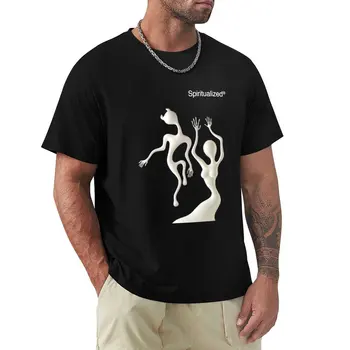 Spiritualizált - Lazer Gudied Melodies póló póló póló rövid pólók felsők grafikus pólók designer póló férfiak