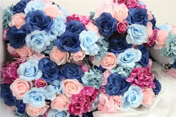 SPR -10db/lot esküvői út ólom mesterséges esküvői asztal virágközpont virággolyó dekoráció