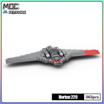 Star Battle Movie Flying Wing Horton 229 repülőgép MOC kockák építőelem játékok Modell DIY készletek Gyermek karácsonyi ajándékok