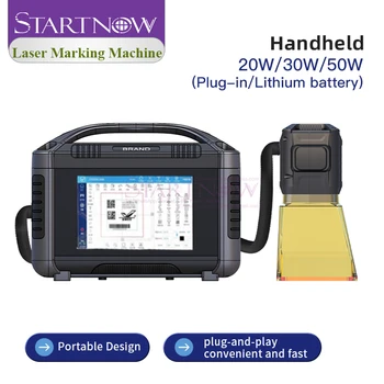 Startnow lézergravírozó gép 20 W-os dugaszolható / lítium akkumulátor Gyors mini jelölőgép fafeldolgozáshoz Műanyag fém logó nyomtatás