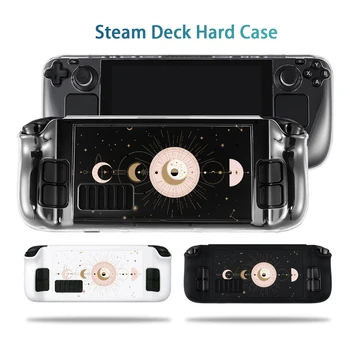 Steam Deck Case Game Console Constellation Galaxy Cover kemény PC védő karcmentes csúszásmentes fekete héjtok tartozékok