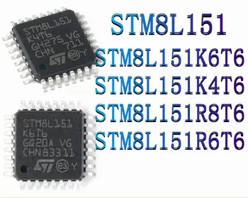 STM8L151K6T6 STM8L151K4T6 STM8L151R8T6 STM8L151R6T6 STM8 STM8L STM8L151 16MHz mikrovezérlő csomag (MCU/MPU/SOC) IC chip