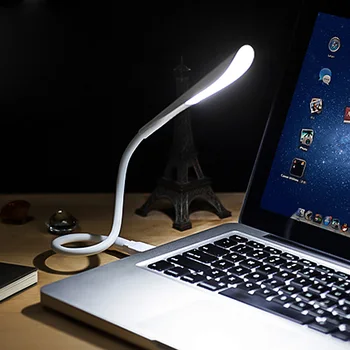  szabályozható USB asztali lámpa hordozható 14 LED olvasó éjszakai lámpa Touch Control 3 szintű kempinglámpa Power Bank laptop számítógéphez