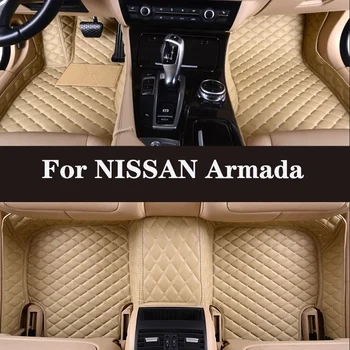 szőnyegek Teljes térhatású egyedi autószőnyeg NISSAN Armada 2012-2018 vízálló autóalkatrészek autótartozékok Autóipari belső tér