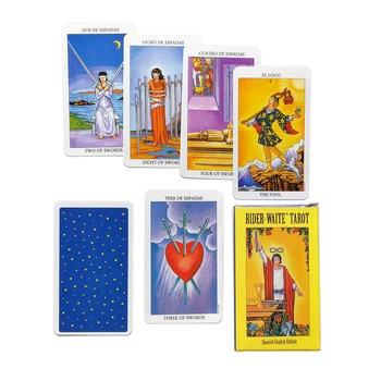 Tarot Angyal Válaszok Oracle kártyák pakli társasjáték angol játék Játék Kártyázás Munka Élet Szellem Útmutatás Kinyilatkoztatás Áldás kártyák
