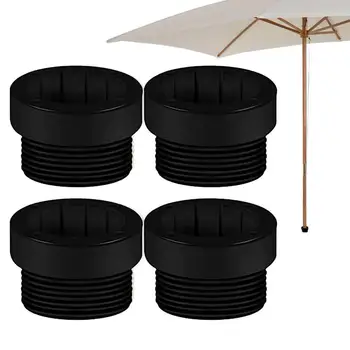 teraszos esernyő állvány hüvely 4db menetes medence esernyő állvány stabilizátor medence esernyő betét tartozékok napernyőkhöz
