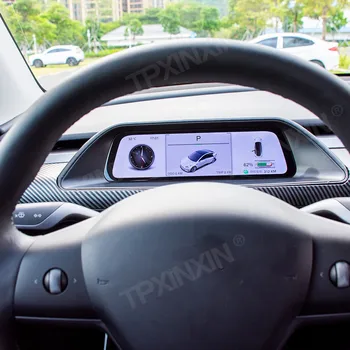 Tesla Model 3 Y autóhoz Digitális műszerfal panel LCD sebességmérő Virtuális műszeregység pilótafülke