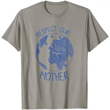 Tiszteld Földanya napját Öko klímaváltozás póló Férfi ruházat Túlméretezett póló Grafikus pólók utcai ruházat