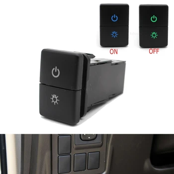 Toyota Camry Corolla Prius PRADO kettős kulcsos kapcsolóhoz autó tápegység bekapcsolása ki fényszóró kettős kapcsoló gomb vezetékkel