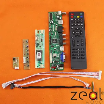 TV HDMI VGA USB CVBS RF LCD vezérlőkártya 21,5 hüvelykes M215HW03 V0 V3 1920 * 1080