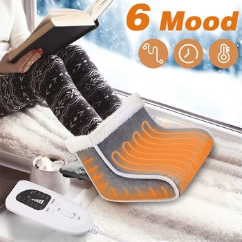  Téli melegebb elektromos lábmelegítő energiatakarékos meleg lábvédő hőszabályozási beállítások Fűtés lábpárna otthoni hálószobás alváshoz