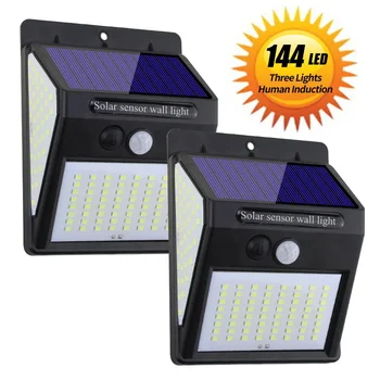  többfunkciós LED napelemes lámpa kültéri dekoráció napelemes fény IP65 vízálló napfényes reflektor mozgásérzékelővel