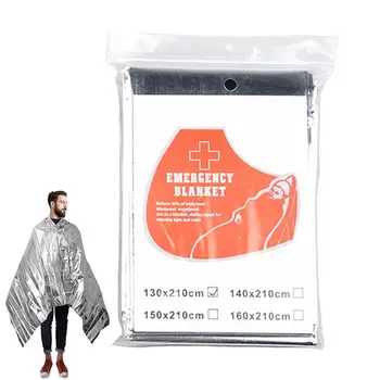 Túlélő takaró kempingezéshez Kétoldalas termikus takarók a túléléshez Melegtartó termékek autóhoz Broken Down Maraton