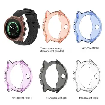 univerzális Kompatibilis a Suunto 9 készülékkel 7 Baro tok Tpu Watch képernyővédő fólia Könnyen telepíthető Perfect Fit Watch TPU védőtok