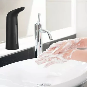 USB érintés nélküli szappanadagoló automatikus kézmosó készülék 400ml 5cm érzékelési távolság a fürdőszobai konyhához