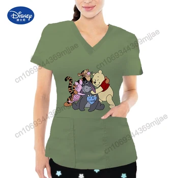 V-nyakú Top női ruhák Disney pólók nőknek 2023 nyarán Pólók pólók Női női ruházat Ingyenes szállítás egy darab