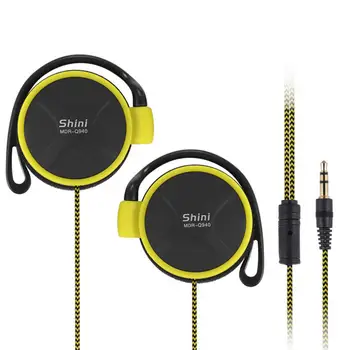 vezetékes fülhallgató Hi-Fi érzékeny zajkioltó ergonomikus 3,5 mm-es sztereó sport fülhorog fülhallgató futáshoz