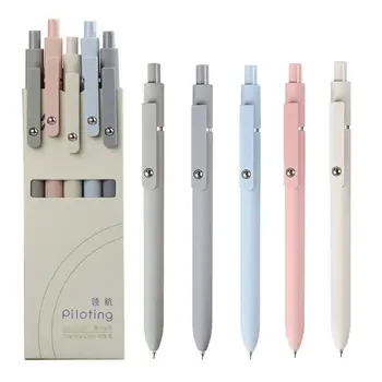 Visszahúzható gél tollak 0,5 mm-es zselés golyóstollak 5 részes tűhegy készlet a sima íráshoz Naplóírás Rajz firkálás