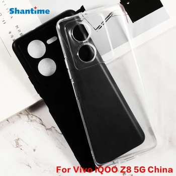 Vivo iQOO Z8 5G China gélpuding szilikon telefon védő hátsó héjhoz Vivo iQOO Z8 5G kínai puha TPU tokhoz
