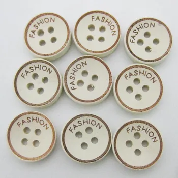 WBNAVK 13MM kerek fa ing gombok 50Db dekoratív szabó varrókellékek Ruházati kiegészítők