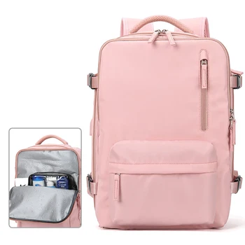 XZAN szíj USB töltőport hátizsák vízálló stílusos alkalmi nappali táskák poggyásszal 2023-as női nagy utazási hátizsákok