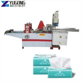 YG éttermi szalvétahajtogató gép gyártósor Papírszalvéta szövetkészítő gép Szövetpapír szalvétakészítő gép