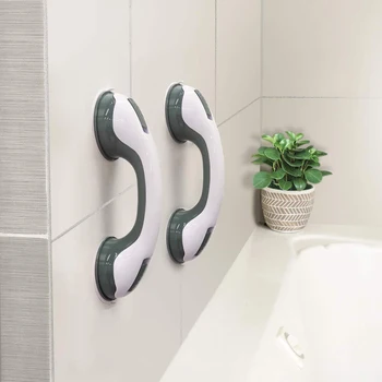 Zuhanyfogantyú biztonsága Segít kezelni a csúszásgátló támaszt WC Fürdőszoba széf Kapaszkodó fogantyú Vákuumszívó szívó csésze kapaszkodó
