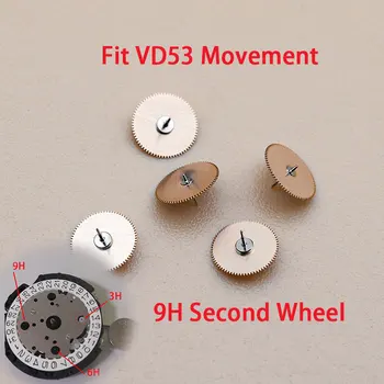 óra Mozgás tartozékok 6H 9H Második kerékcsere pótalkatrészek illeszkednek VD53 VD57 óra mozgásjavító szerszám alkatrészek utángyártott