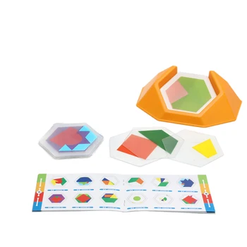 Óvodai színkód játékok Logika Kirakós játékok gyerekeknek Alak megismerés Térbeli gondolkodás Oktatási játék tanulási készségek (A)