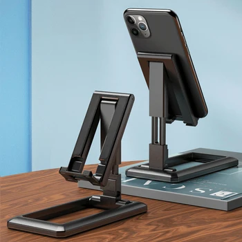 Összecsukható asztali telefontartó telefonhoz Univerzálisan állítható asztali telefontartó konyhai nappalihoz Élő kiegészítők U7042