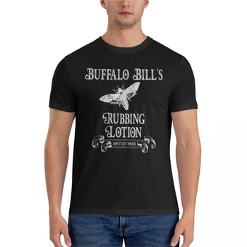 új pamut póló férfi Buffalo Bill's Rubbing Lotion Essential póló férfi pamut póló kawaii ruhák