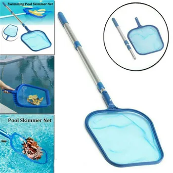 Úszómedence tisztító háló professzionális szerszámminőségű finom hálós medence skimmer levélfogó táska úszómedence-tisztítók tartozékai
