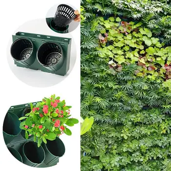 Ültetőkonténer speciális, levehető Könnyen telepíthető kültéri kerti fal függő függőleges virágcserép kertészkedéshez